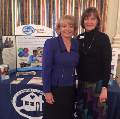 Kathryn Murphy (left) with FSBDC at UNF consultant, Cathy Hagan (right)