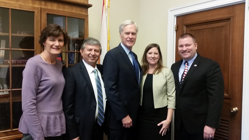 GreenTechnologies, Florida SBDC Network representatives visit with Congressman Ander Crenshaw in Washington, D.C.