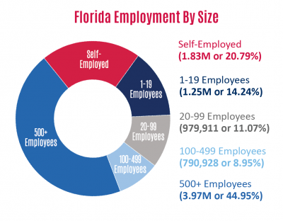 Florida SBDC Network State of Small Business Report, Self-Employed Business Critical