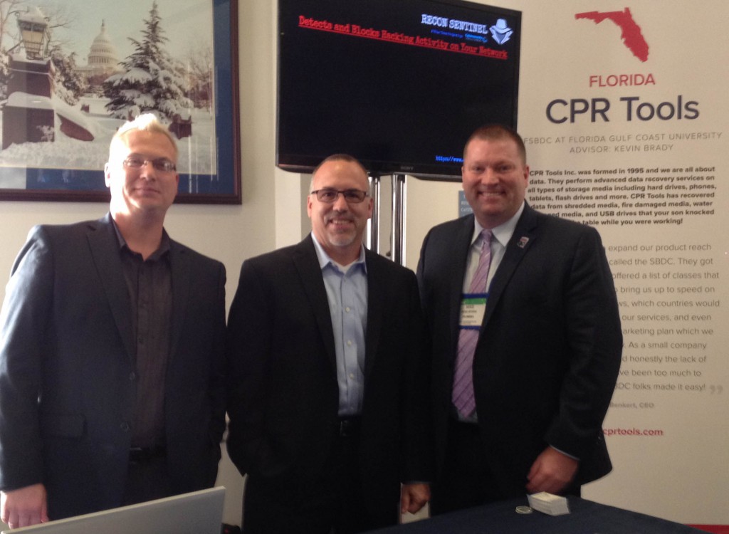 CPR Tools and Florida SBDC Network CEO and State Director Michael Myhre at the ASBDC Client Showcase