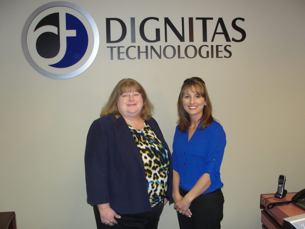 Florida SBDC at UCF Advisory Board Council Program Manager Jill Kaufman and Elizabeth Burch, Dignitas Technologies