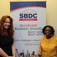 Caroline Yachan (left), President of Tamarha's Secret, worked with consultant Pauline Davis from the Florida SBDC at UCF to secure an emergency bridge loan for the business following Hurricane Irma.