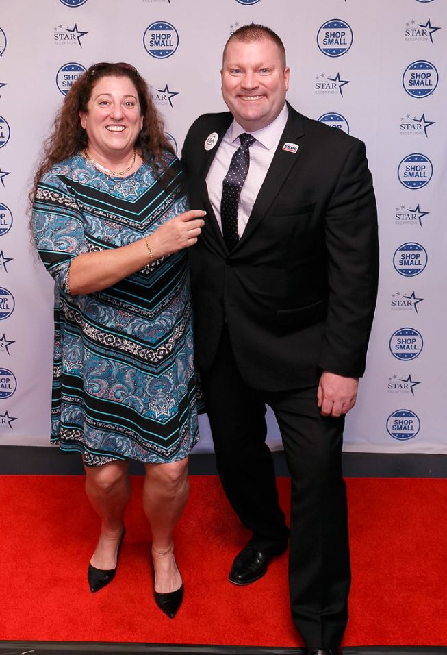 Lynch and Michael Myhre, CEO of the Florida SBDC Network, at the State Star reception in Washington, D.C.