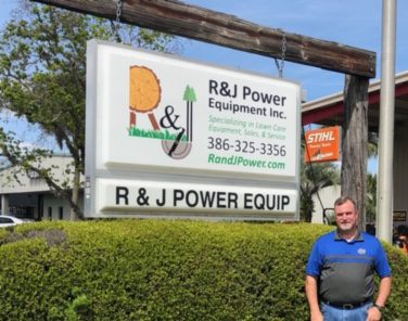 Ralph Sevearance, owner of R&J Power Equipment, a client of the Florida SBDC at UNF